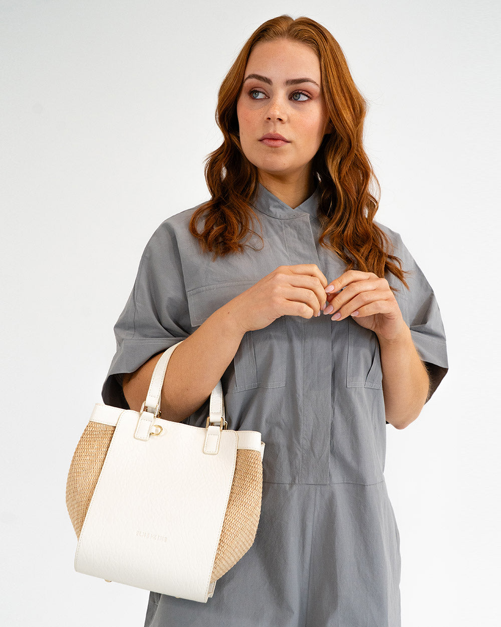 Carnegie Tote - Chalk Weave