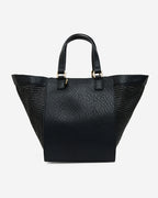 Carnegie Tote - Black Weave