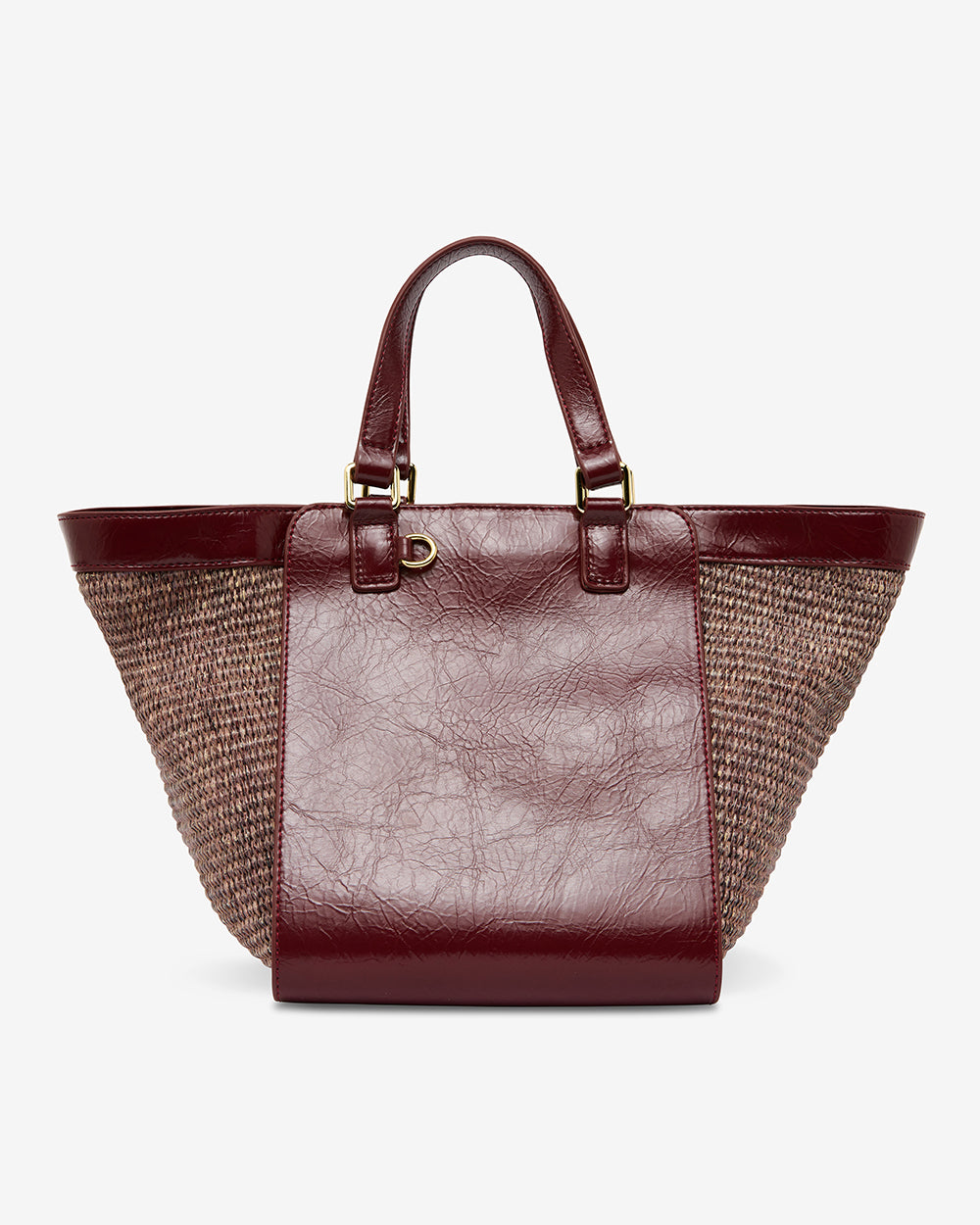 Carnegie Tote - Burgundy Weave