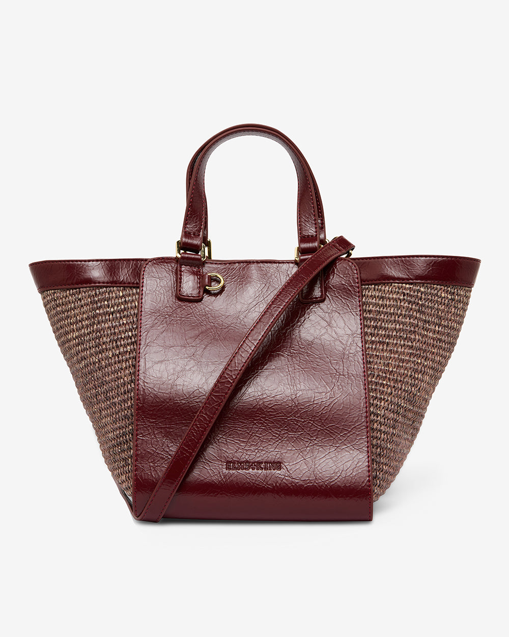 Carnegie Tote - Burgundy Weave