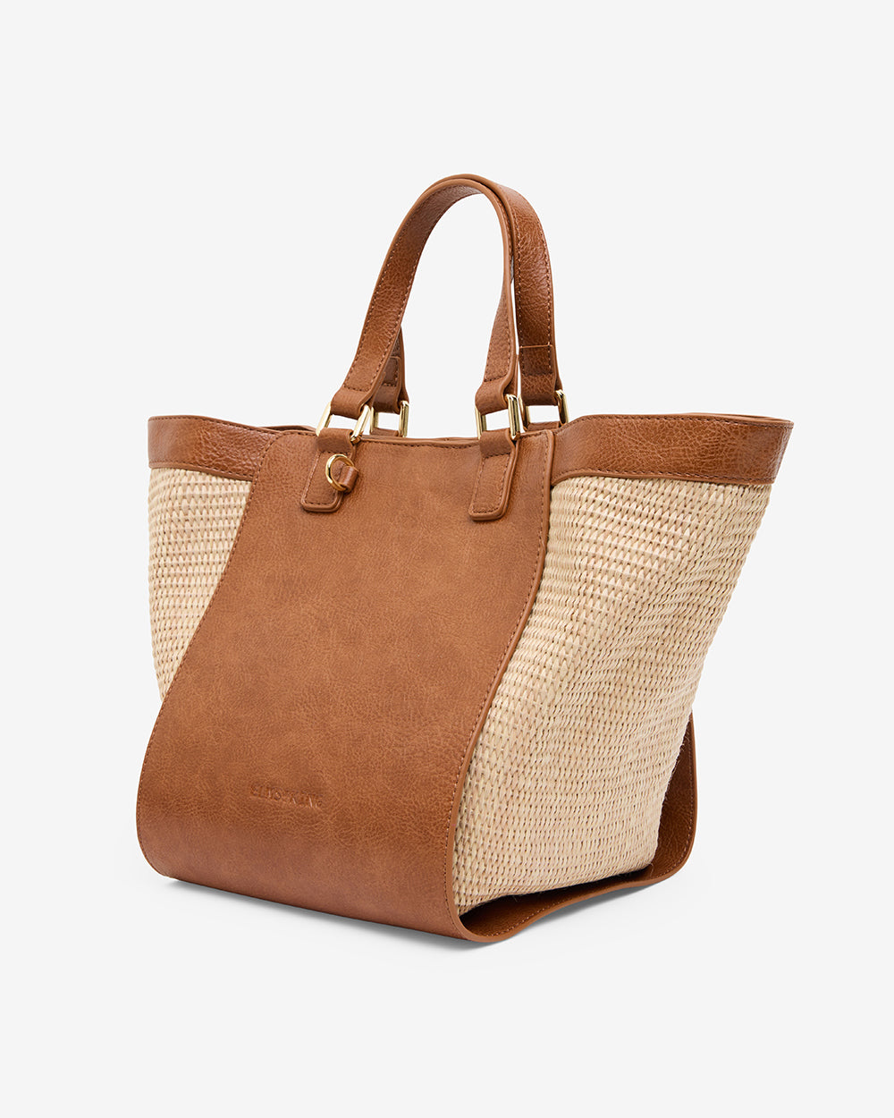 Carnegie Tote - Tan Weave