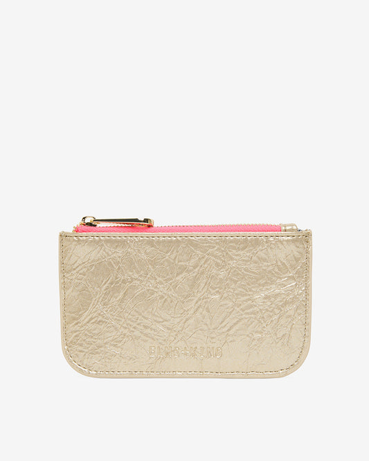 Centro Wallet - Light Gold Crinkle