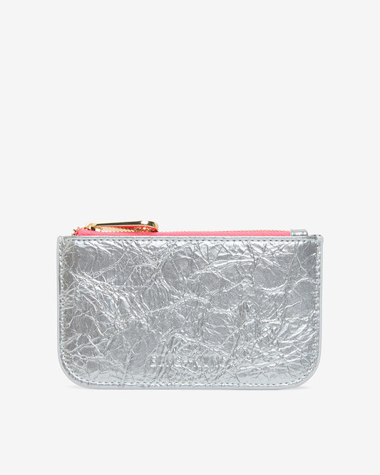 Centro Wallet - Silver Crinkle