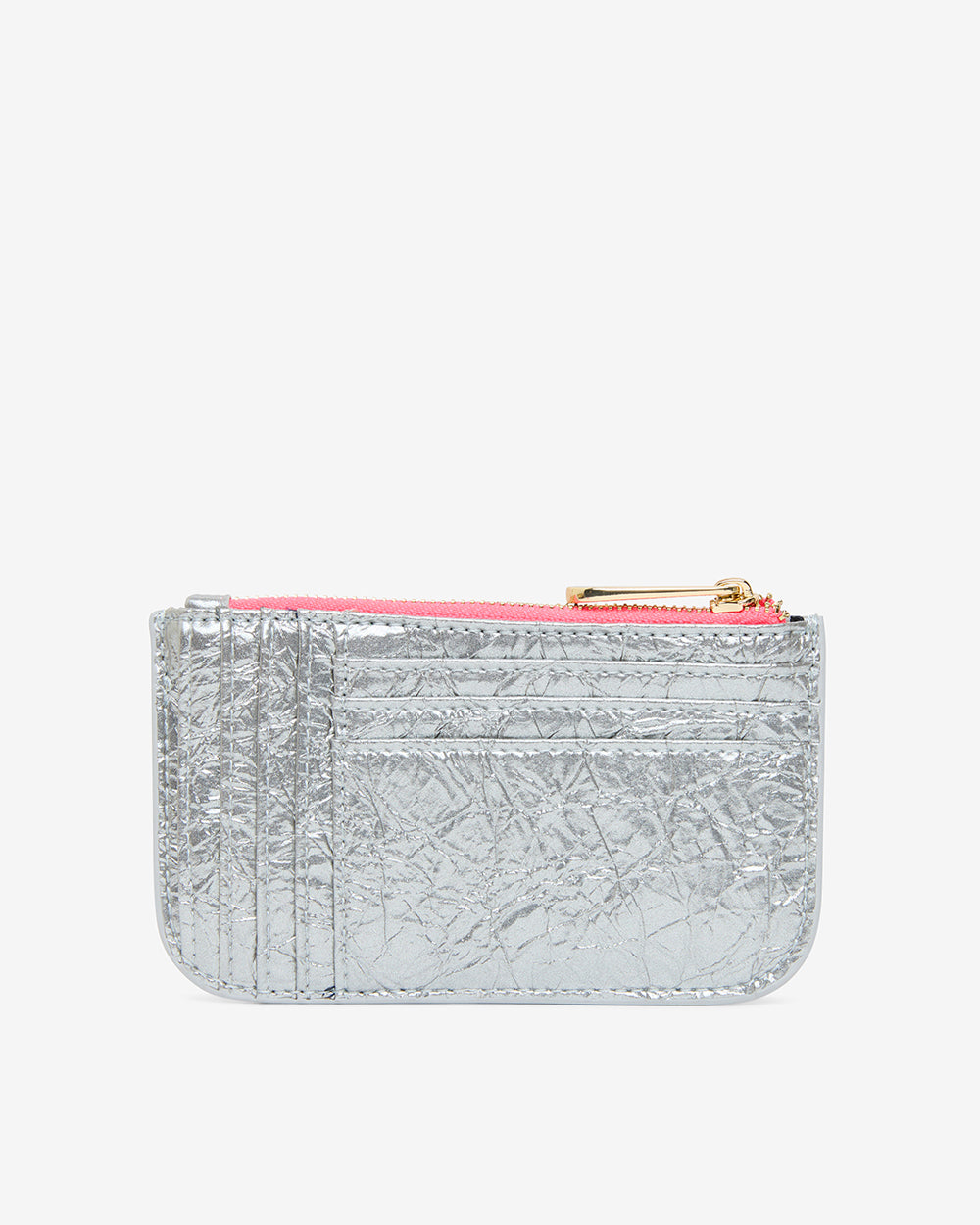 Centro Wallet - Silver Crinkle