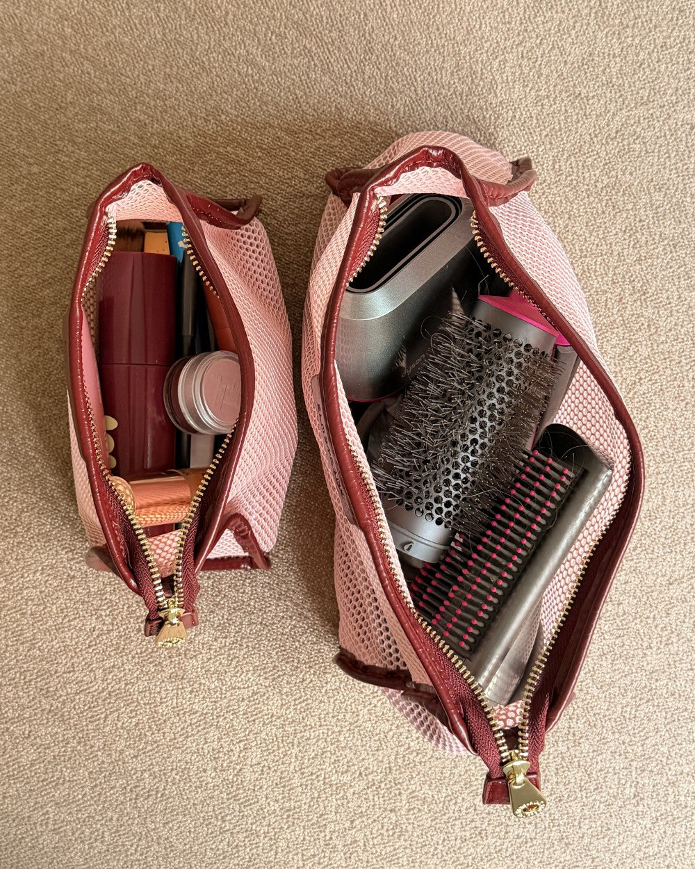 Santorini Case Large - Blush Mesh