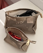 Santorini Case Large - Taupe Mesh