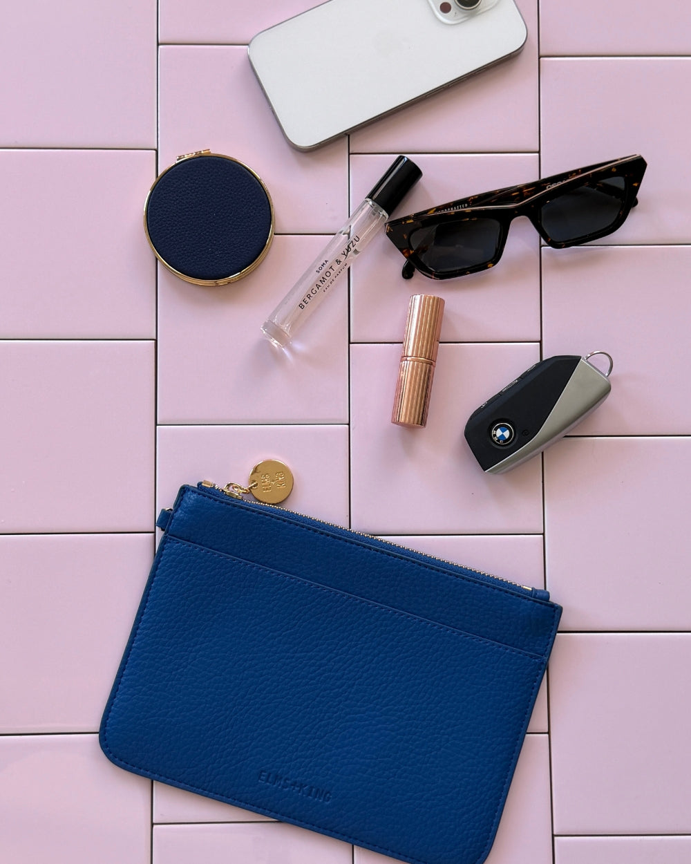 Flat Pouch - Cobalt
