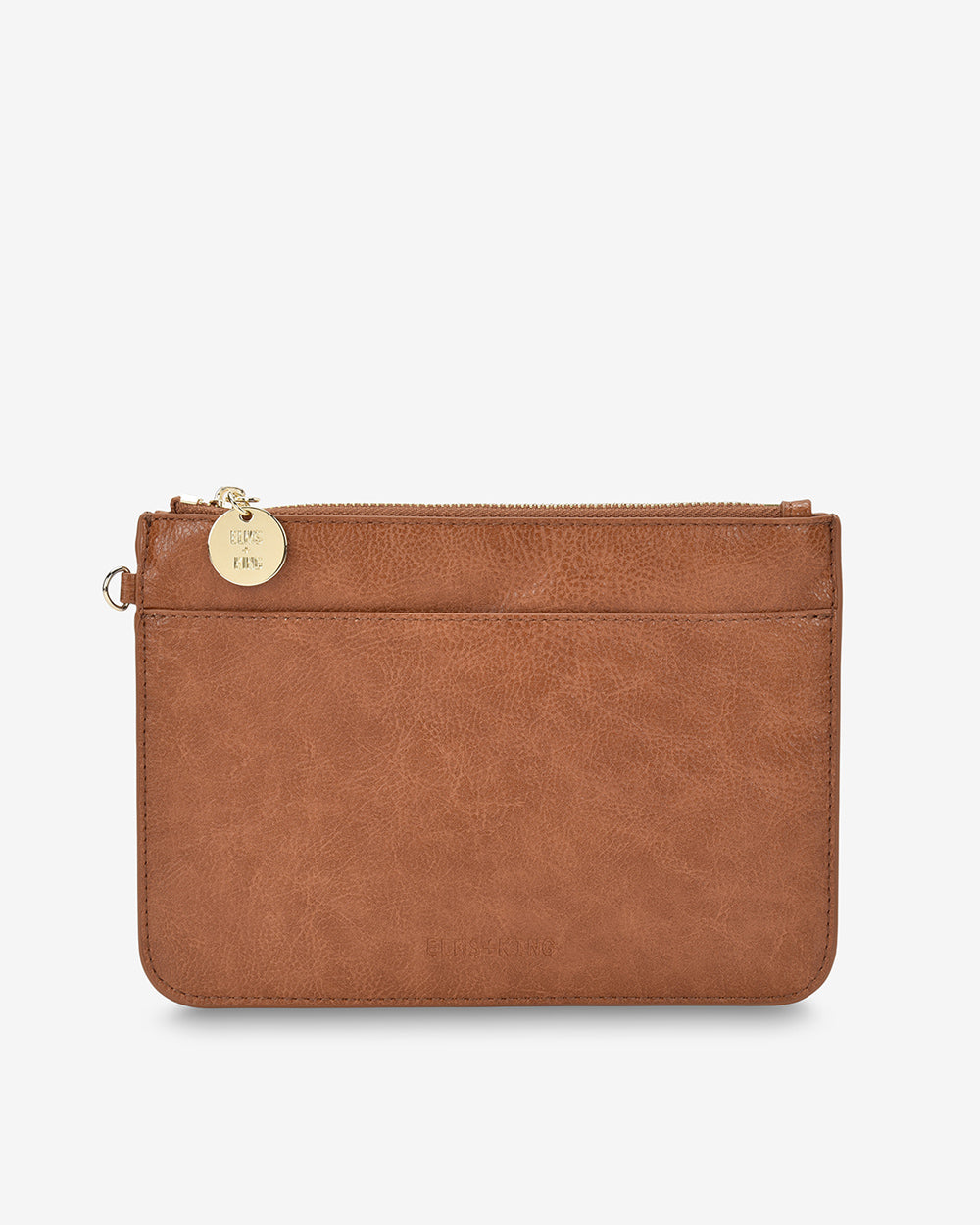 Flat Pouch - Tan Pebble