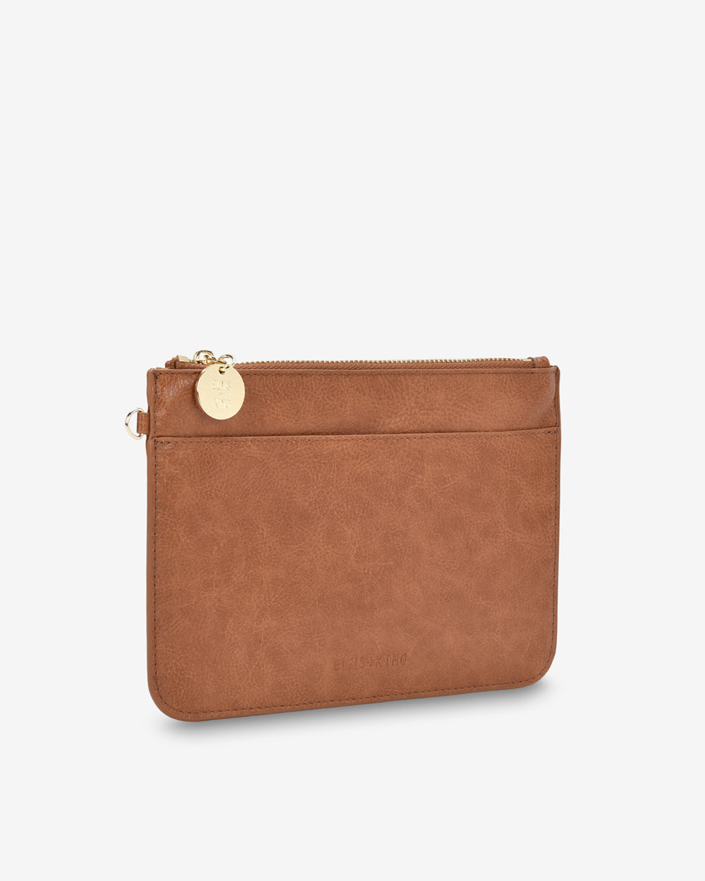 Flat Pouch - Tan Pebble