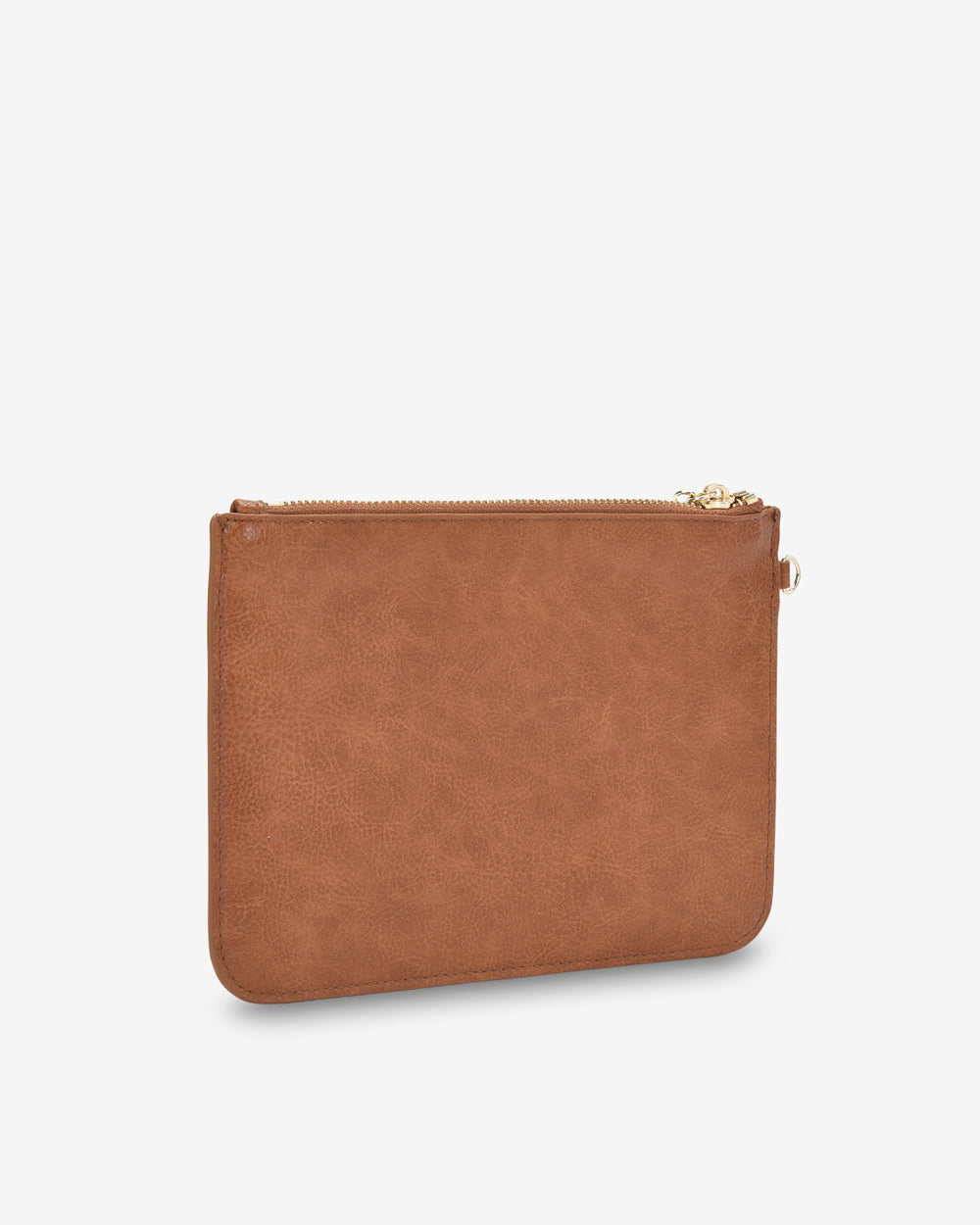 Flat Pouch - Tan Pebble