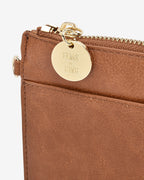 Flat Pouch - Tan Pebble