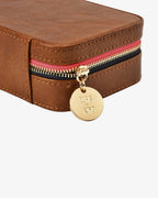 Jewellery Case Large - Tan Pebble