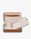Jewellery Case Large - Tan Pebble