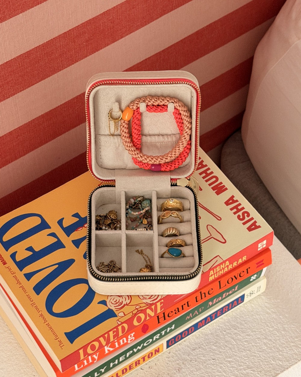 Jewellery Case - Chalk