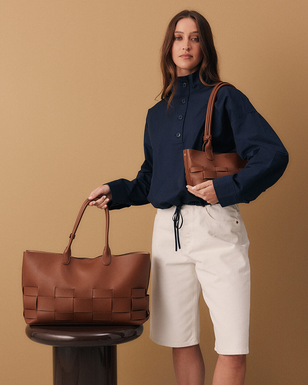 Kensington Tote - Tan Saffiano