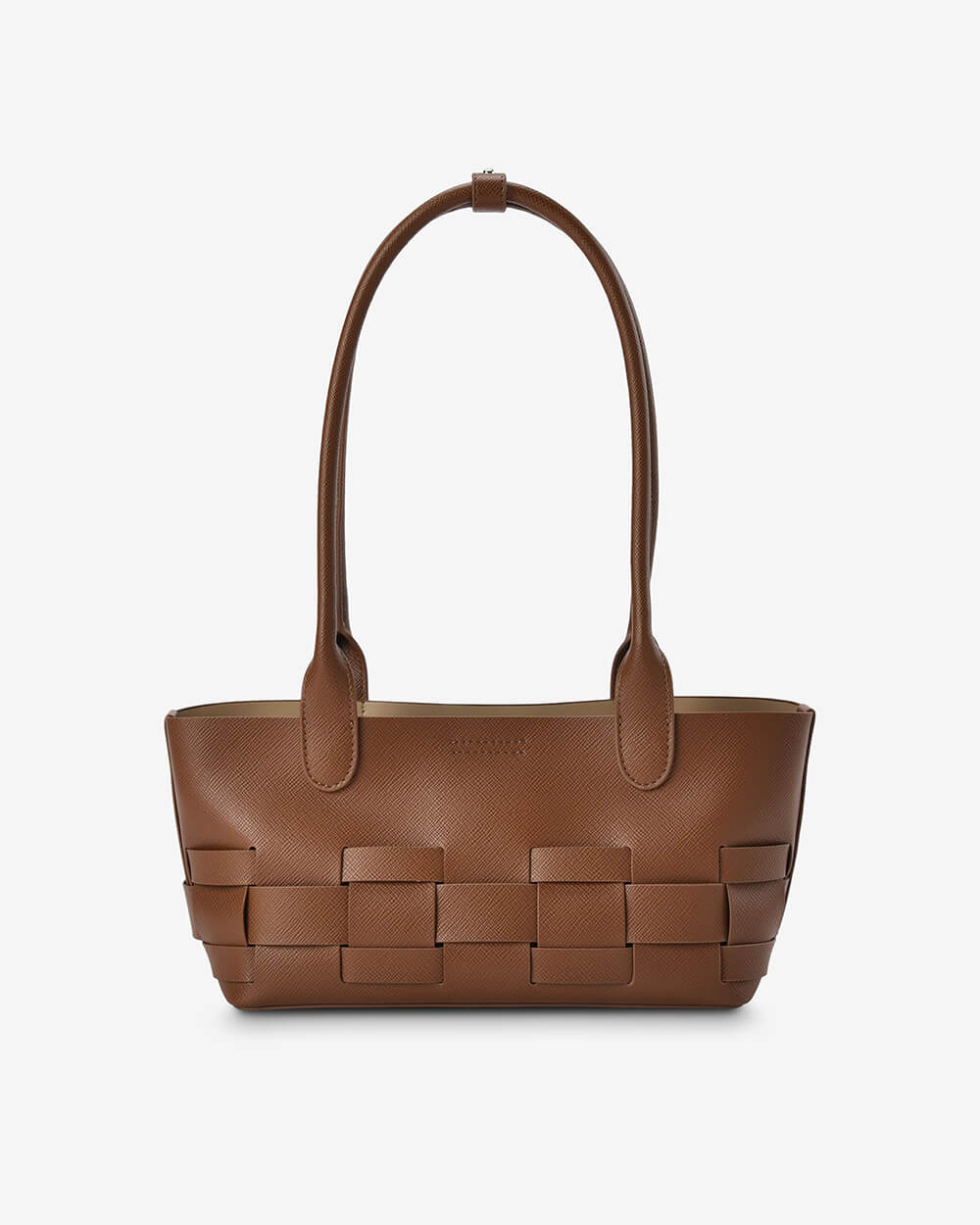 Kenley East-West Bag - Tan Saffiano