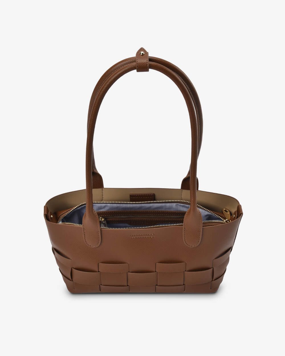 Kenley East-West Bag - Tan Saffiano