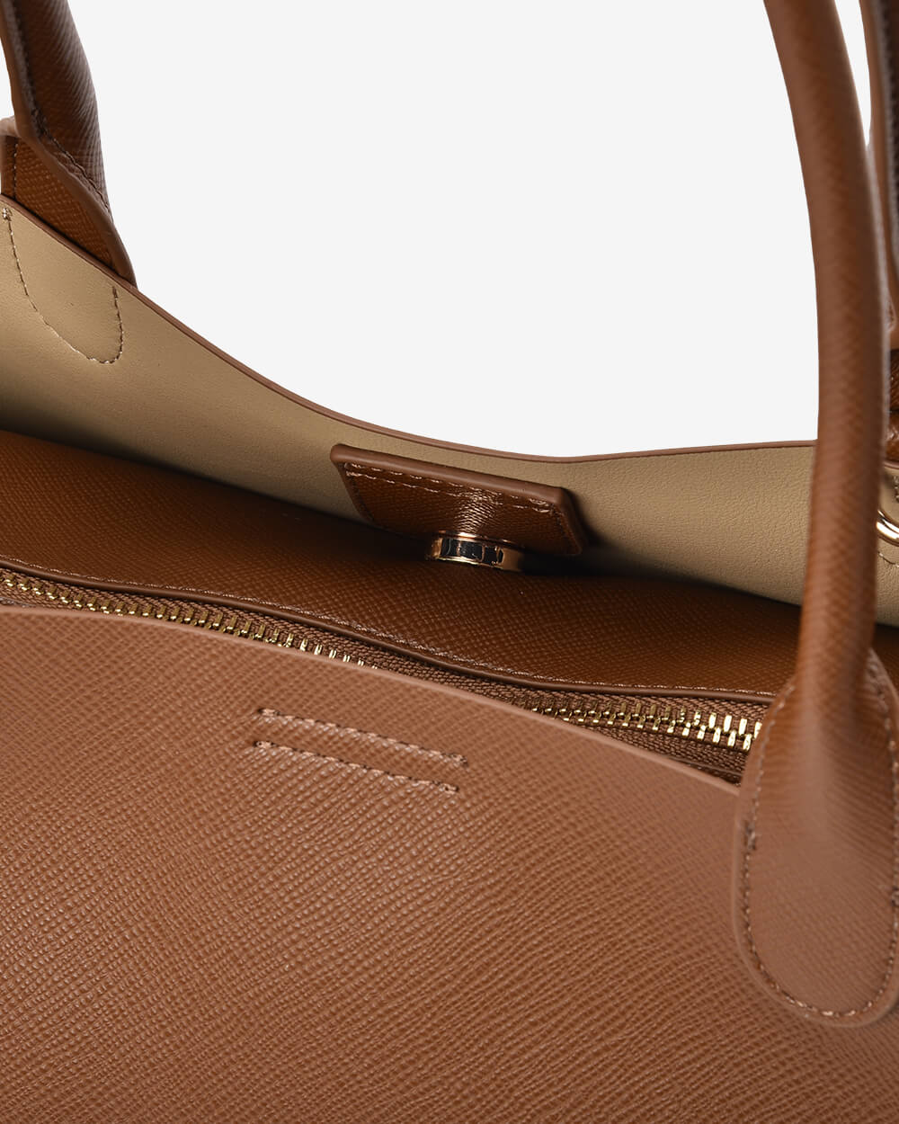 Kensington Tote - Tan Saffiano