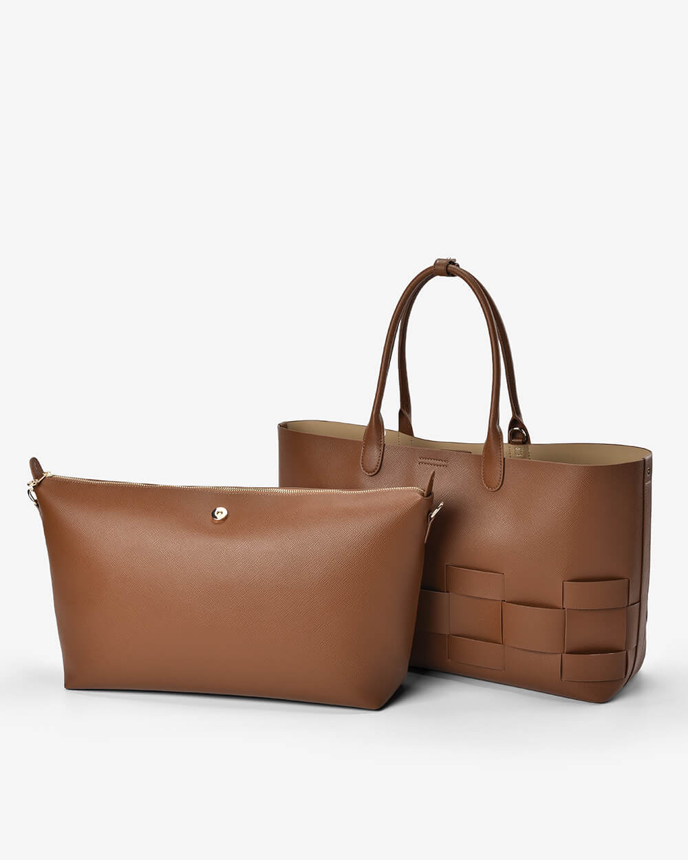 Kensington Tote - Tan Saffiano