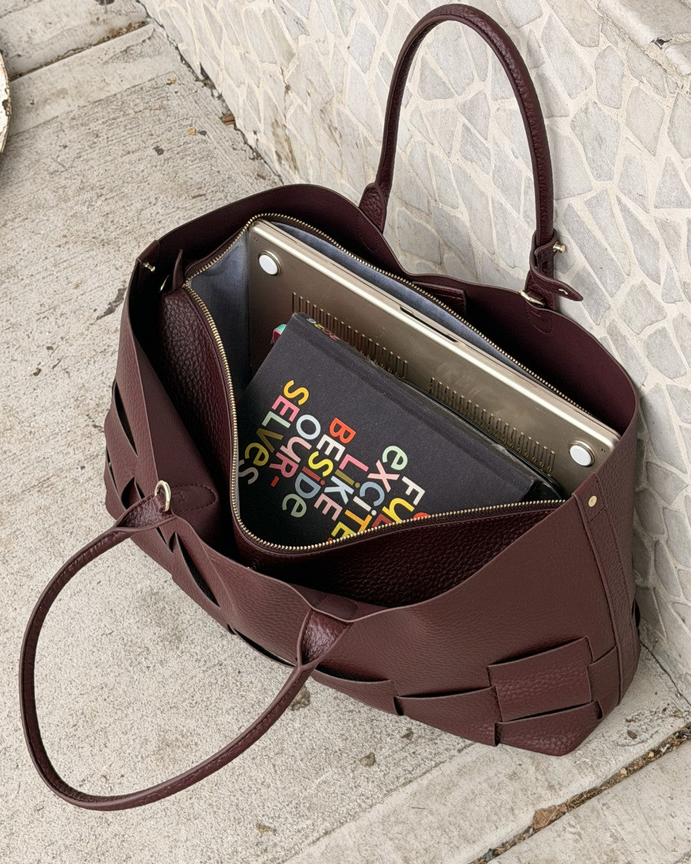 Kensington Tote - Wine