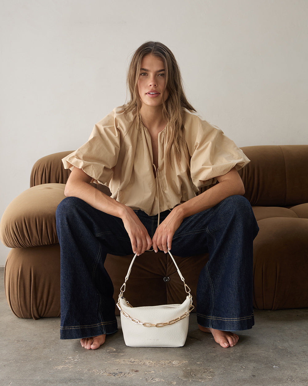 Leyton Crossbody - Chalk