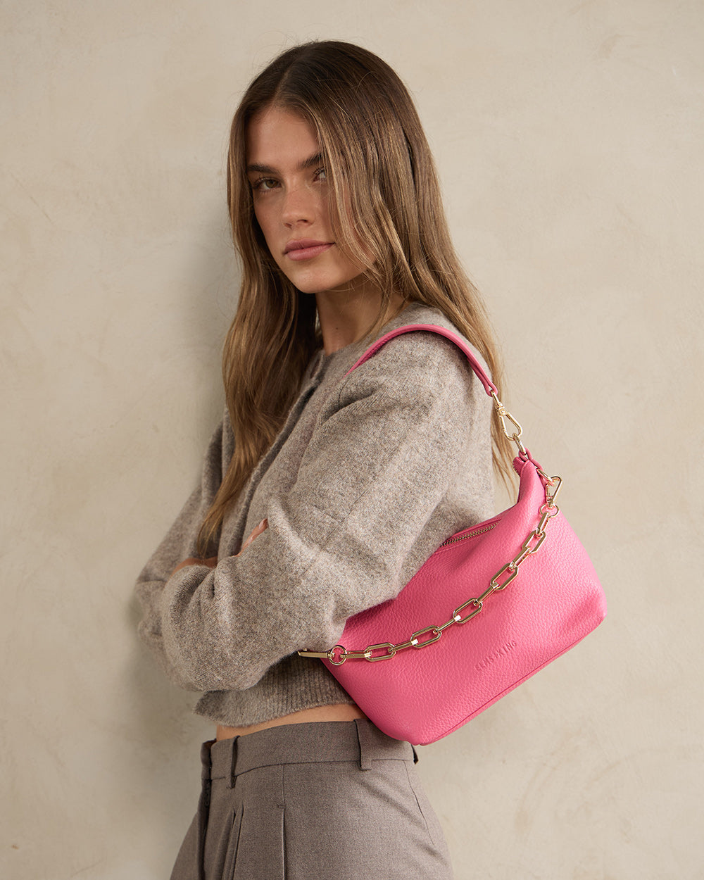 Leyton Crossbody - Fuchsia