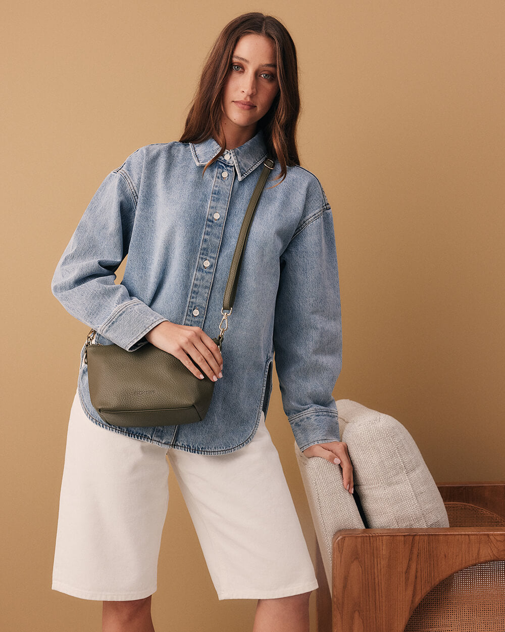 Leyton Crossbody - Khaki