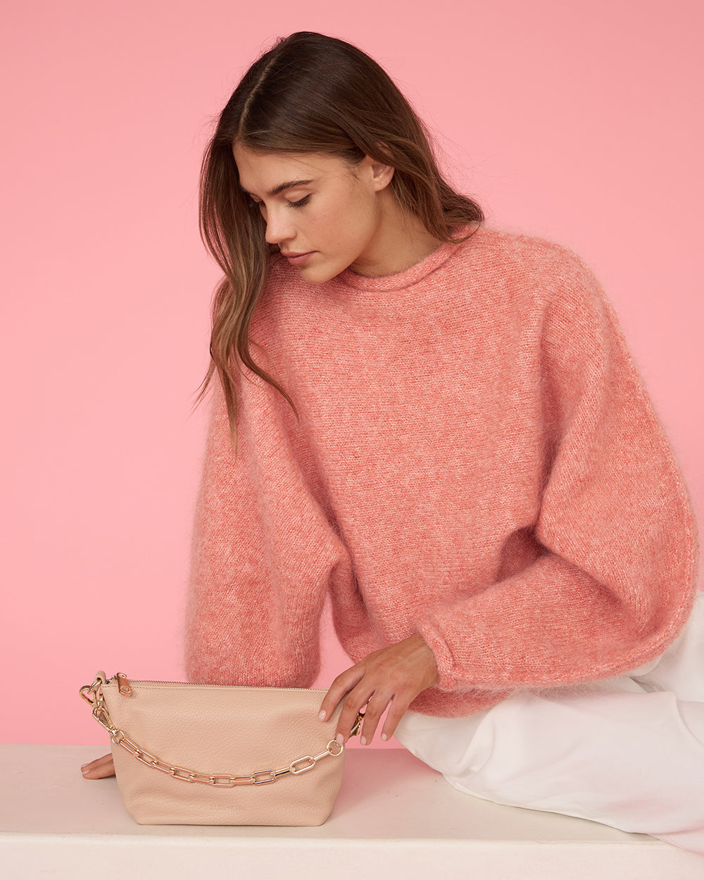 Leyton Crossbody - Neutral Pebble