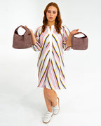 Linton Crossbody Large - Burgundy Weave