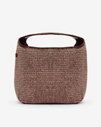 Linton Crossbody Large - Burgundy Weave