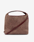 Linton Crossbody Large - Burgundy Weave