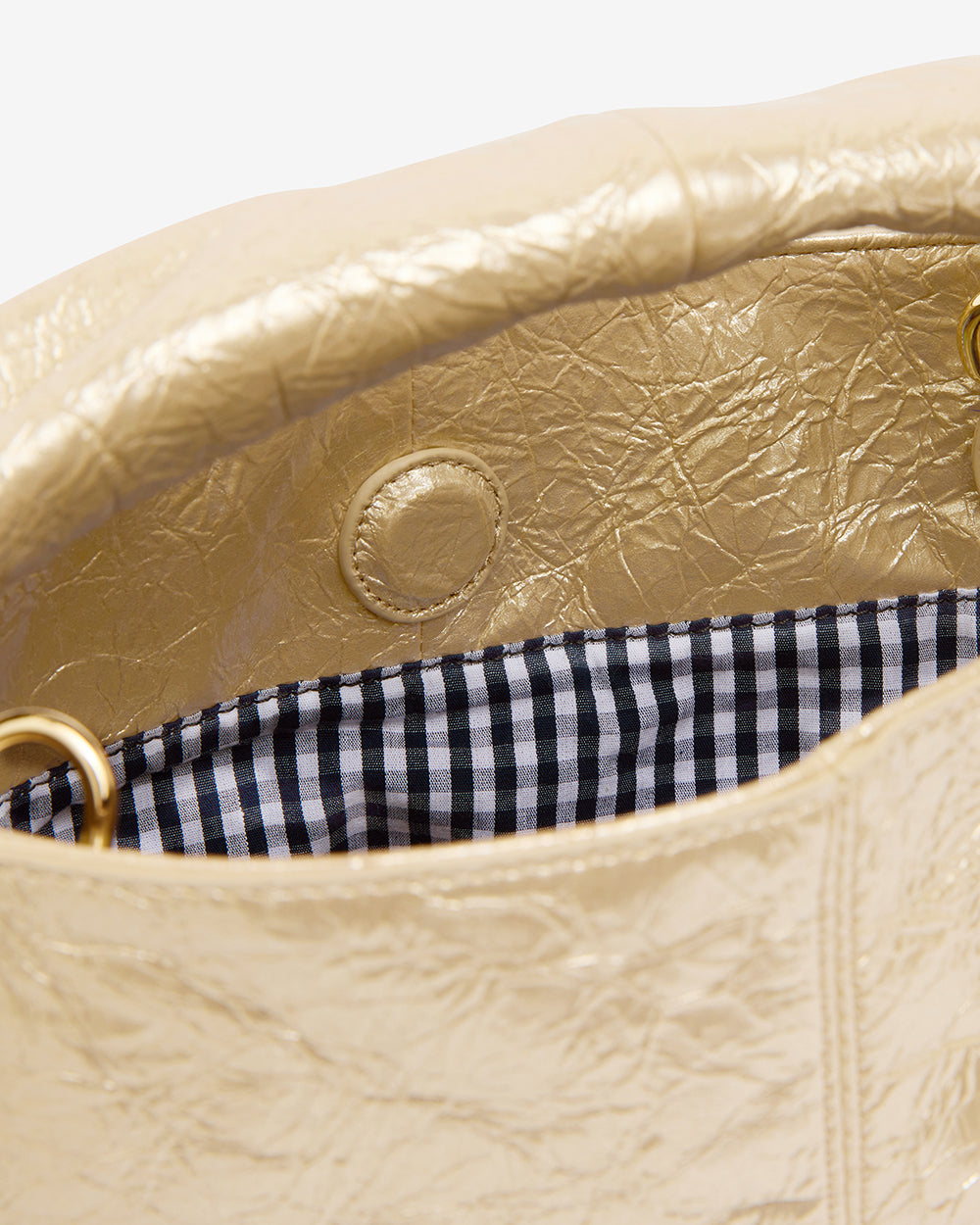 Linton Crossbody Large - Light Gold Crinkle