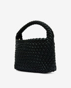 Linton Crossbody - Black Plait