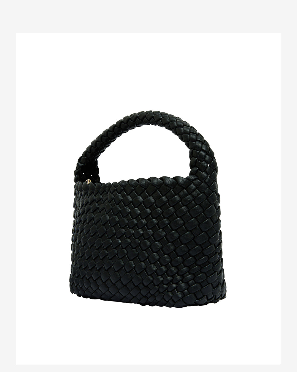 Linton Crossbody - Black Plait