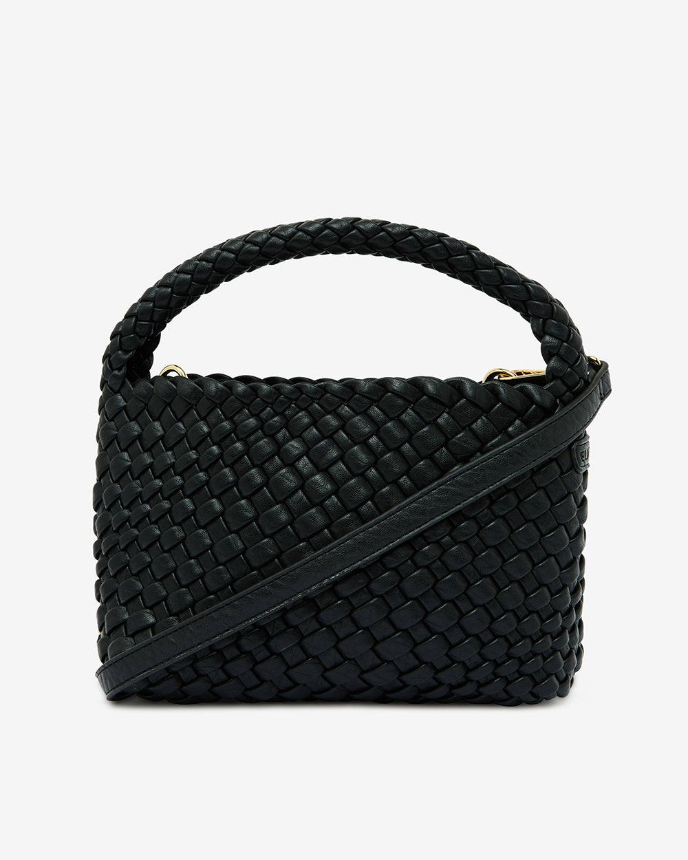 Linton Crossbody - Black Plait