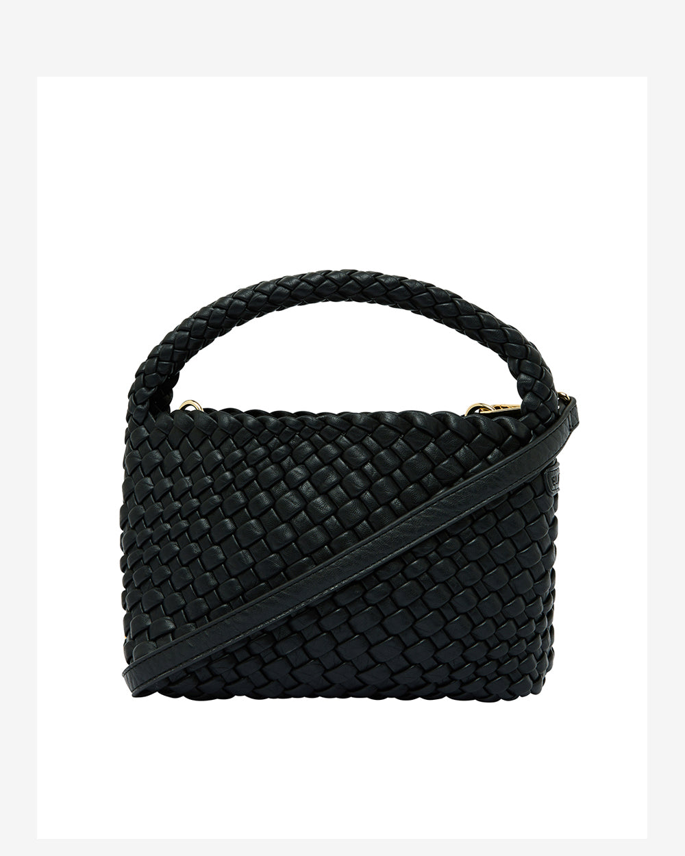 Linton Crossbody - Black Plait