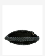 Linton Crossbody - Black Plait