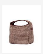 Linton Crossbody - Burgundy Weave