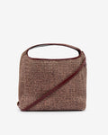 Linton Crossbody - Burgundy Weave