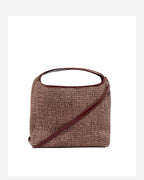 Linton Crossbody - Burgundy Weave