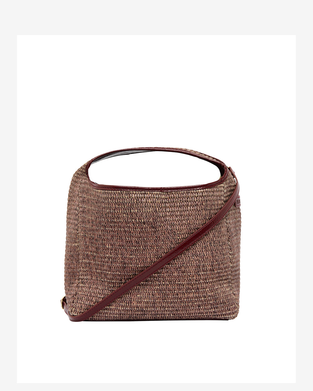 Linton Crossbody - Burgundy Weave