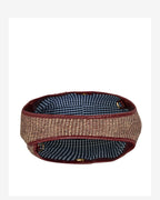 Linton Crossbody - Burgundy Weave