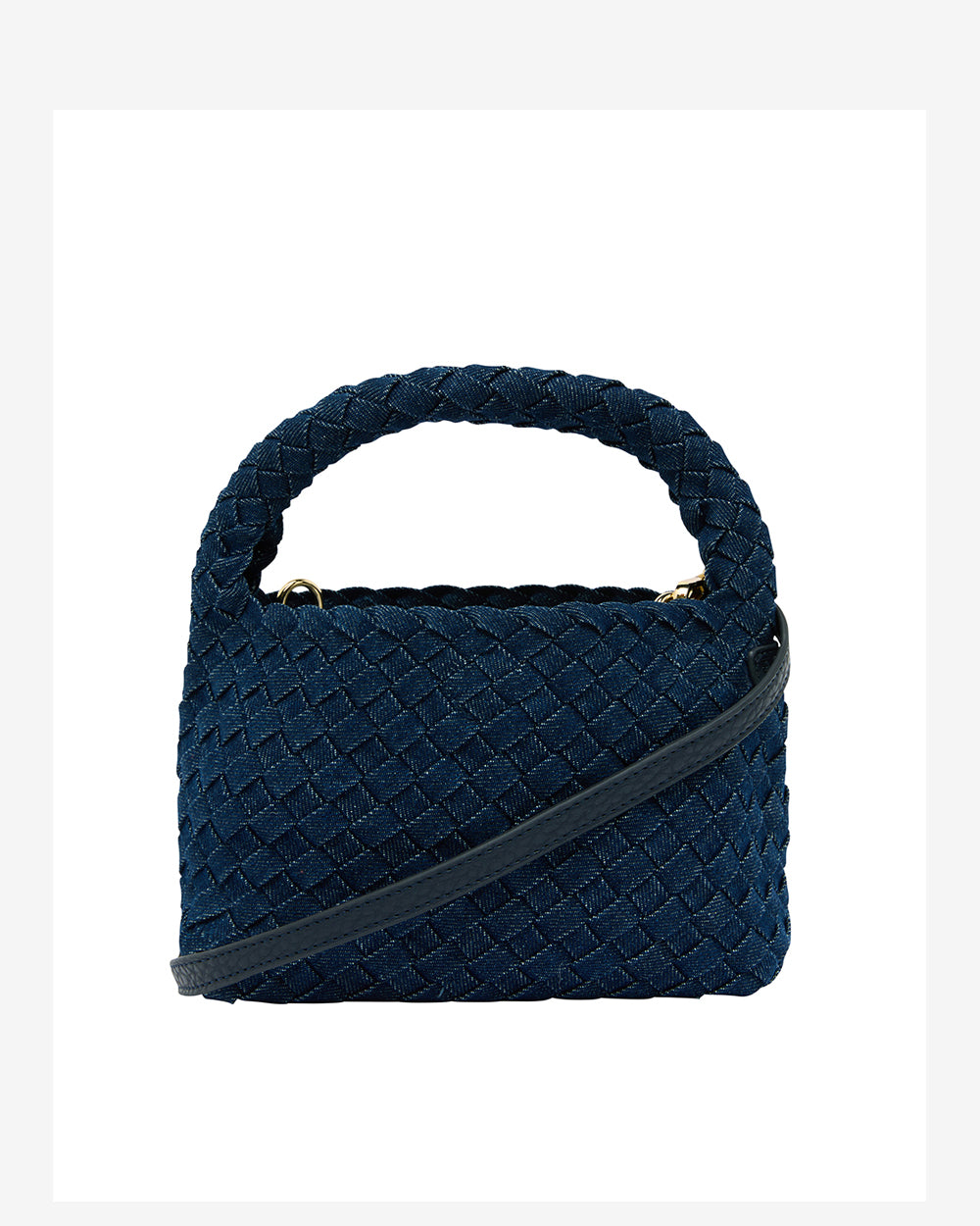 Linton Crossbody - Dark Denim Plait