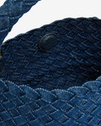 Linton Crossbody - Dark Denim Plait