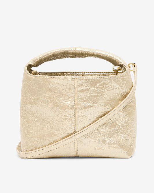 Linton Crossbody - Light Gold Crinkle