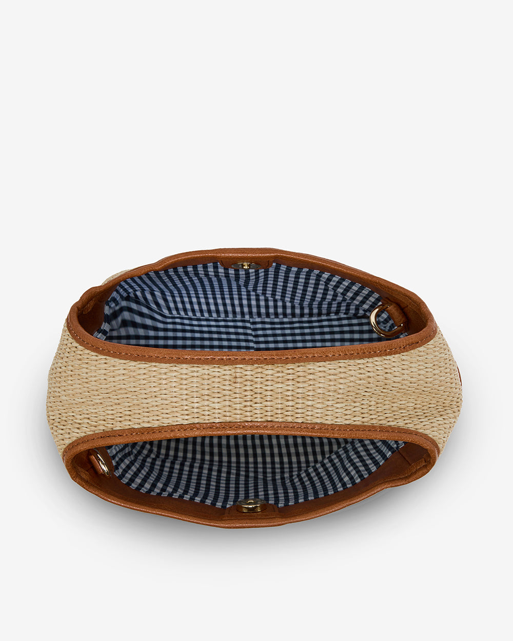 Linton Crossbody - Tan Weave