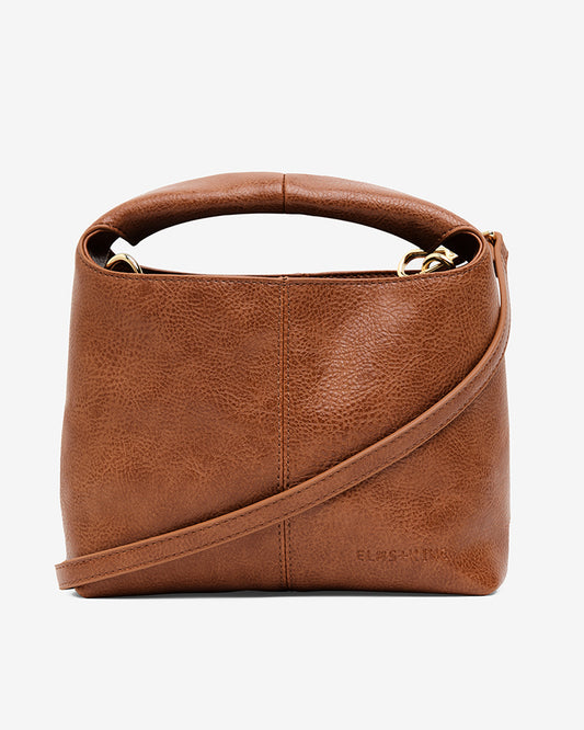 Linton Crossbody - Tan Pebble