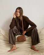 London Crossbody - Tan Saffiano
