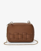 London Crossbody - Tan Saffiano