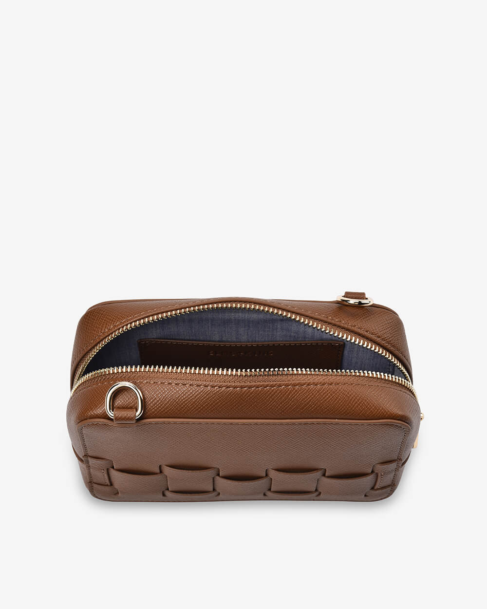 London Crossbody - Tan Saffiano